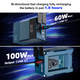 ZITAY Antarctica Version, Mini V Mount Battery 99W 14.8V 6689mAh with PD 60W USB-C Fast Charging, with DTAP,DC, USB-A,LEMO, LED Screen for Camera, Camcorder, Monitor, Video Light
