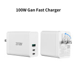 ZITAY Dual Channel V Mount Lock Smart Battery Charger with Type C 100W Quick Charge Adapter for V-Mount Battery （BC20BC21CT10）