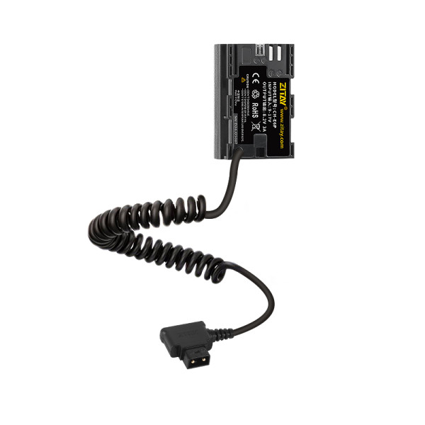 ZITAY D-TAP to LP-E6P Dummy Battery Compatible for Canon 5D2/5D3/5D4/6D/6D2/7D/7D2/70D/80D/5DSR Camera SMALLHD 501 502 701 Power Cable