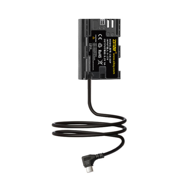 ZITAY USB-C  to LP-E6P Dummy Battery