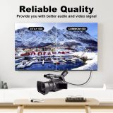 SDI Cable 12G BNC 75 Ohm HD SDI Coaxial Cable 50cm for Camera and Video Device Supports 4K 60 Frames