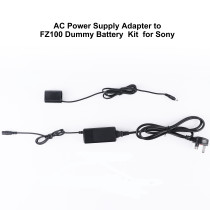 Zitay  Dummy Battery with Power Adapter Battery kit for Sony NP-FZ100
