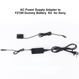 Zitay  Dummy Battery with Power Adapter Battery kit for Sony NP-FZ100