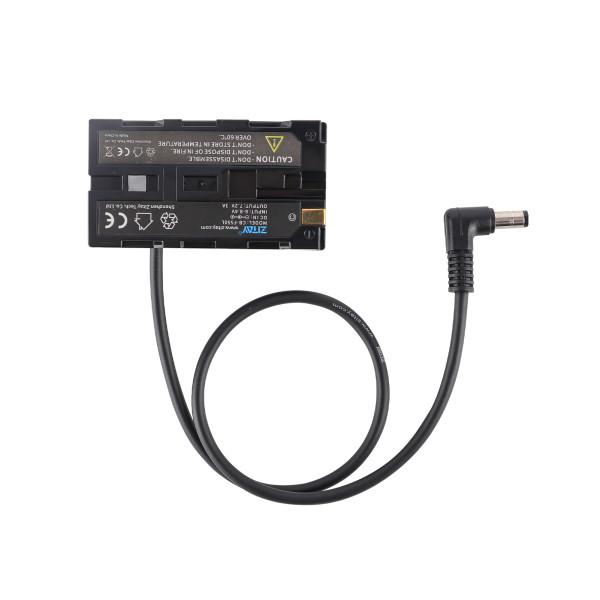 DC to NP-F550 dummy battery for Sony
