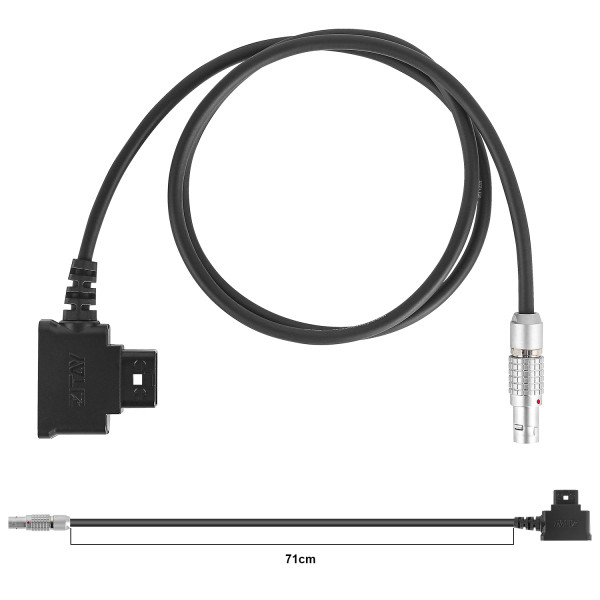 ZITAY D-TAP to LEMO-Type 2 Pin Male Power Cable Suitable for Anton Bauer Teradek Bond Z Cam ARRI RED Komodo DJI TILTA Paralinx Preston Transvideo Offhollywood Switronix Panasonic，28inches