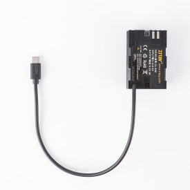 ZITAY RS2  RS3PRO  to LP-E6P Dummy Battery  for  Canon 5D2 5D3 5D4 80D 6D2 R5 R5C bmpcc 4K DR10 Camera Battery