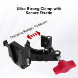 ZITAY Compact V-Lock Battery Mounting Kit with O-Clamp for Pipe Diameter 15-50mm for Safe Power Solutions for Cameras