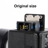 ZITAY NP-FZ100 2600mAh Battery with USB-C Quick Battery Level Check for Sony A7R V A7S III A7 IV ZV-E1, FX3, FX30, A1, A9,A9 II, A6600, A7C