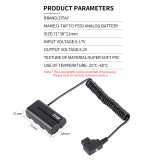 ZITAY D-tap to F550 Dummy Battery for  Sony NP F970, F750, F770, F960, F550, F530, F330, F570, CCD-SC55, TR516, TR716, TR818, TR910, TR917