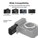 ZITAY NP-FZ100 Rechargeable Lithium-Ion Battery Touch Display Remaining Battery for Sony Alpha a9 II, a9, a7R IV, a7R III, a7 III, a6600
