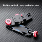 Clip for Camera or Battery with Plate with Quick Release System for Sony, Nikon, Fuji, DSLR Action Camera Backpack Camera Strap Mount