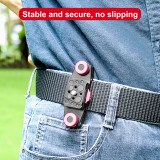 Clip for Camera or Battery with Plate with Quick Release System for Sony, Nikon, Fuji, DSLR Action Camera Backpack Camera Strap Mount