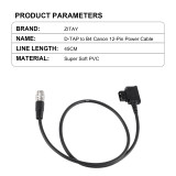 ZITAY D-TAP to 12Pin Power Cable