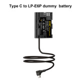 ZITAY USB-C  to LP-E6P Dummy Battery