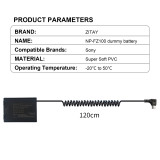 USB Type C to NP-FZ100 for Sony Alpha A7 III, A7R III, A7R IV, A9, Alpha 9, A7R3