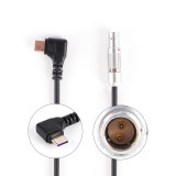 ZITAY USB C to 2pin Lemo Power Cable Wire Cord for Wireless Video Transmission System