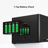ZITAY  LP-E6 / E6NH / E6P / NP-FZ100 Camera Battery Fast Charging Box,for Sony,A7M4, A7R3, A7R4, 7RM3, A9M2, ZV-E10,Canon, R5, R5C, R6