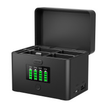 ZITAY  LP-E6 / E6NH / E6P / NP-FZ100 Camera Battery Fast Charging Box,for Sony,A7M4, A7R3, A7R4, 7RM3, A9M2, ZV-E10,Canon, R5, R5C, R6