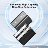 ZITAY NP-F750 Battery with USB C and USB A Ports Compatible with NP-F750, NP-F770, NP-F730 and Sony NP-F550, NP-F970, DCR-TRV820K, CCD-SC65, CCD-TRV815, DCR-TRV9, CCD-TRV82