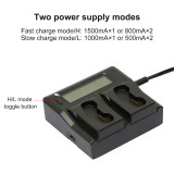 ZITAY Dual-Channel Charger for EN-EL18D Battery – Compatible with NIKON Z9, D6/D5/D4/D4S DSLR Cameras