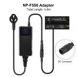 ZITAY  Dummy Battery with AC Power Adapter for Sony NP-F550(Kit)