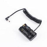 ZITAY DC to NP-F550 Dummy Battery, for Sony Cameras:(F970 / F750 / F530 / F330,External Power Supply)