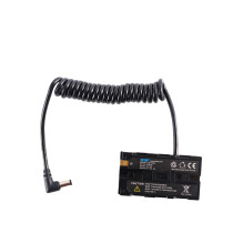 ZITAY DC to NP-F550 Dummy Battery, for Sony Cameras:(F970 / F750 / F530 / F330,External Power Supply)