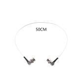 ZITAY SDI 3G HD video cable, male to male, 50cm, right-angle connector