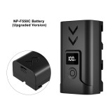ZITAY  NP-F550C with USB-C  compatible with Sony NP-F550/570/530 Replacement Battery