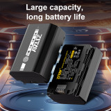 ZITAY NP-FZ100 2600mAh Battery with USB-C Quick Battery Level Check for Sony A7R V A7S III A7 IV ZV-E1, FX3, FX30, A1, A9,A9 II, A6600, A7C