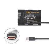 ZITAY D-TAP/DC/USBC/RS2 /AC Power Adapter to LP-E6P Dummy Battery Compatible for Canon 5D2/5D3/5D4/6D/6D2/7D/7D2/70D/80D/5DSR Camera SMALLHD 501 502 701 Power Cable