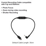 ZITAY  DJI Ronin RS4 Mini Stabilizer Control Cable for Recording, Compatible with Sony, Fujifilm, and Panasonic Cameras for Focus/Zoom, Shutter Recording, and Photo Capture Connection Cable.