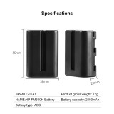 ZITAY NP-FM500H Battery for Sony A58 A77 A99 A350 A580 A900 A500 A560 A700 A850 Camera A7I Power Supply ARRI WCU4