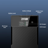 ZITAY Antarctica Version, Mini V Mount Battery 99W 14.8V 6689mAh with PD 60W USB-C Fast Charging, with DTAP,DC, USB-A,LEMO, LED Screen for Camera, Camcorder, Monitor, Video Light