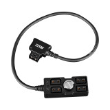 ZITAY D-Tap 1x4 Splitter Cable one male D-tap to four female D-tap outlet adapter converter outlet cord for photography（CD04)