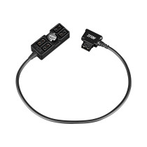 ZITAY D-Tap 1x4 Splitter Cable one male D-tap to four female D-tap outlet adapter converter outlet cord for photography（CD04)