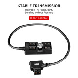 ZITAY D-Tap 1x4 Splitter Cable one male D-tap to four female D-tap outlet adapter converter outlet cord for photography（CD04)