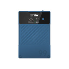 ZITAY Antarctica Version, Mini V Mount Battery 99W 14.8V 6689mAh with PD 60W USB-C Fast Charging, with DTAP,DC, USB-A,LEMO, LED Screen for Camera, Camcorder, Monitor, Video Light