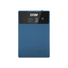 ZITAY Antarctica Version, Mini V Mount Battery 99W 14.8V 6689mAh with PD 60W USB-C Fast Charging, with DTAP,DC, USB-A,LEMO, LED Screen for Camera, Camcorder, Monitor, Video Light