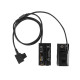 ZITAY D-Tap to Dual NP-F550 Dummy Battery for Sony NP-F550/770/570 NP-F970 Power LED Light Monitor for DP30 LE Vmount AB Battery