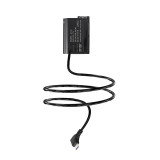 Zitay USB Type-C(PD  Port) to EN-EL15C Dummy Battery for Nikon D800 D810 D850 Z7II Z5 Z63 ZR