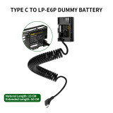 ZITAY USB-C  to LP-E6P Dummy Battery