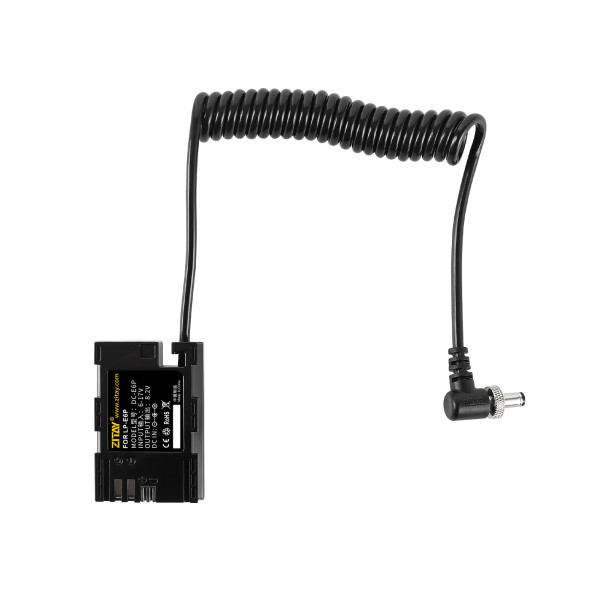 ZITAY DC to LP-E6P Dummy Battery for Canon  (R5/R5 II/R6/R5C/R7/R6 II)