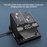 ZITAY PD100W Fast Charger for BP-U/BP-A Series Batteries, Compatible with Canon A60/A90 and Sony BP-U30/U60/U90 Batteries
