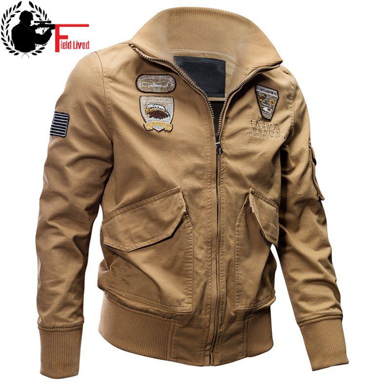 military style windbreaker