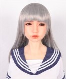 Sanhui Doll 145cm/4ft8 A-cup Silicone Sex Doll with Head #1