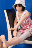 Sanhui Doll 145cm/4ft8 D-cup Silicone Sex Doll with Head #Yuki