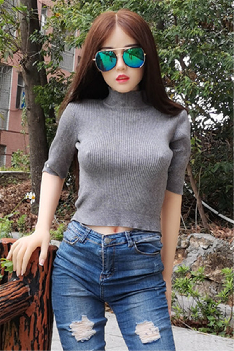 MZR 160cm(5.25ft) Full Size lifelike Sex Doll Silicone Head +TPE Body #1 Coco