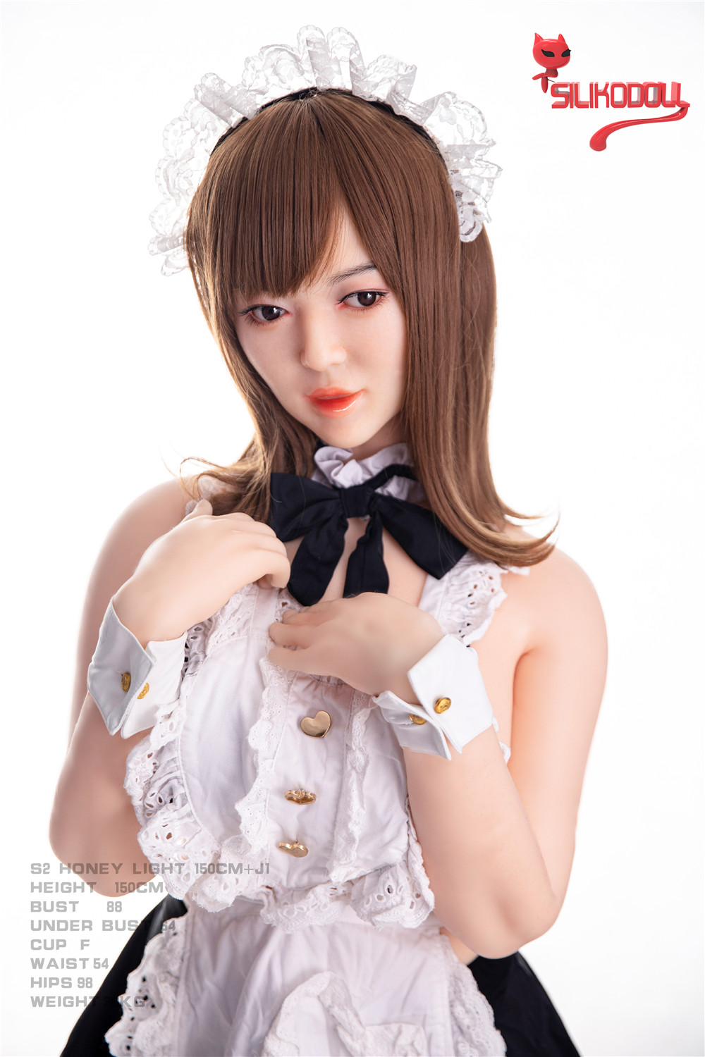 Siliko Doll Silicone Doll 150 cm(4.92 ft) Full Size Lifelike Sex Doll F Cup with #J1 Head