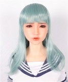 Sanhui Doll 145cm/4ft8 A-cup Silicone Sex Doll with Head #Yuki